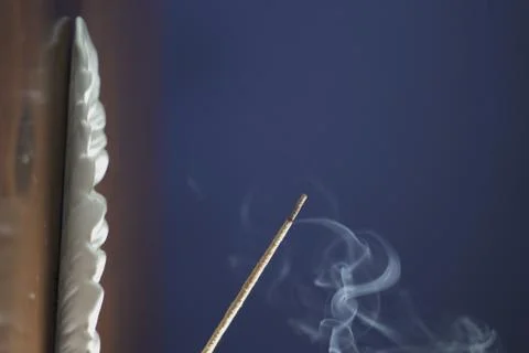Incense burning Stock Photos