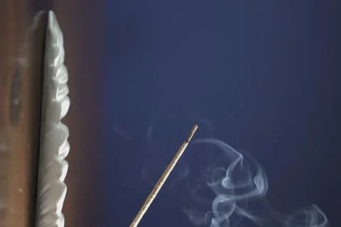 Incense burning 库存照片