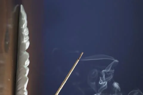 Incense burning 库存照片