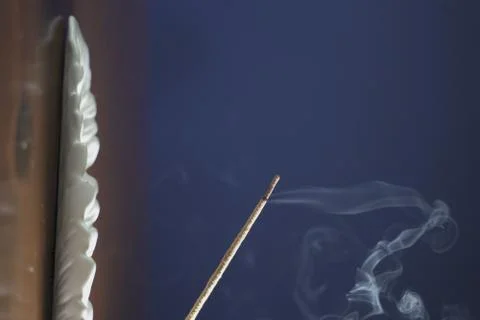 Incense burning 库存照片