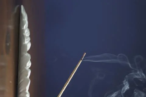 Incense burning 库存照片