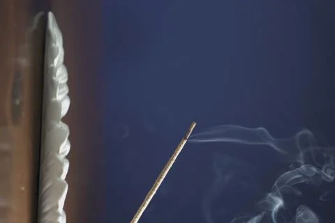 Incense burning 库存照片