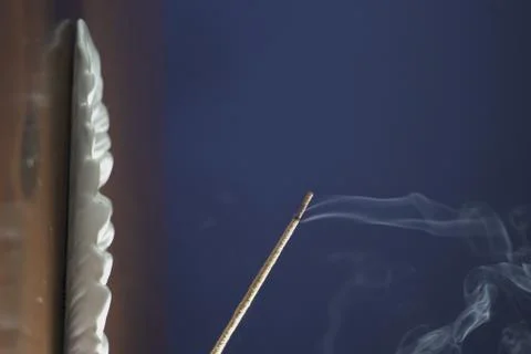 Incense burning Stock Photos