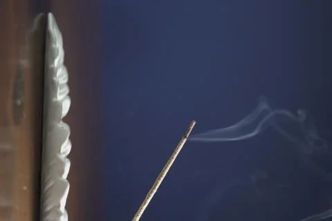 Incense burning Stock Photos