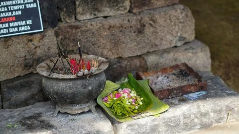 Incense burning Foto stock