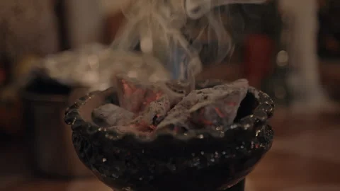 Incense Burning in the shrine Stock Footage 270094058