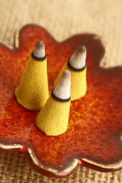Incense cones Stock Photos
