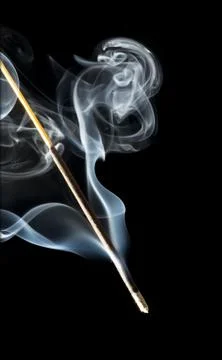 Incense in the dark Stock Photos