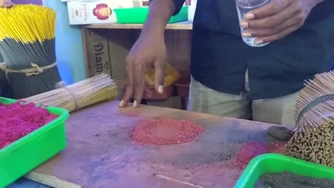 Incense part 2 Stock Footage 134048135