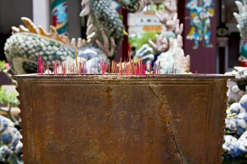 Incense pot Stock Photos