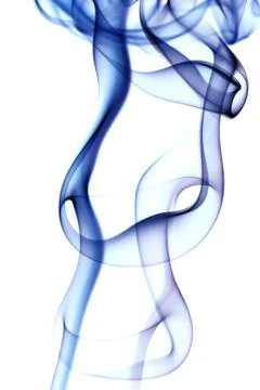 Incense smoke abstract Stock Illustration