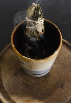 Incense smoke Stock Photos