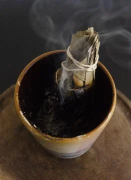 Incense smoke Stock Photos