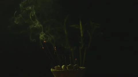 Incense stick Video stock 22424956