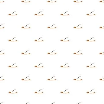 Incense stick holder seamless repeating flat pattern イラスト素材