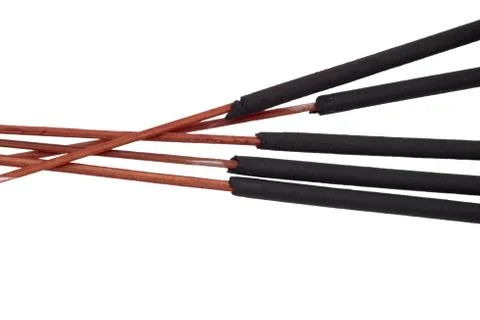 Incense stick on white background. Stock-Fotos