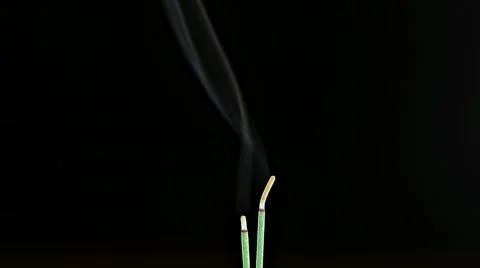 Incense Sticks Burning Stock Footage 49054105