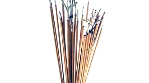 Incense sticks burning Video stock 60680335