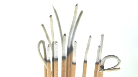 Incense sticks burning Stock-Footage 60681092