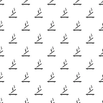Incense sticks pattern vector Stock Illustration