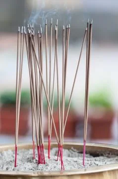Incense sticks Stock Photos