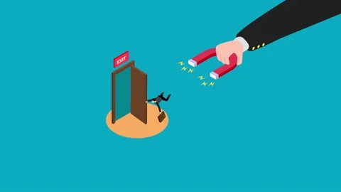 Incentive and welfare program for employee retention 3d animation Stock Footage 231828882