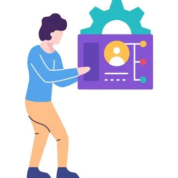 Incentives for headquarter setup flat vector icon Stock Illustration