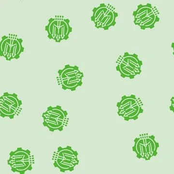 Incentivizing innovation glyph seamless pattern Stock Illustration