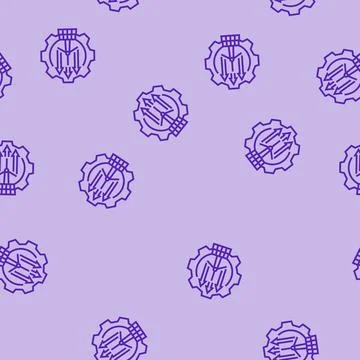 Incentivizing innovation line seamless pattern Stock Illustration