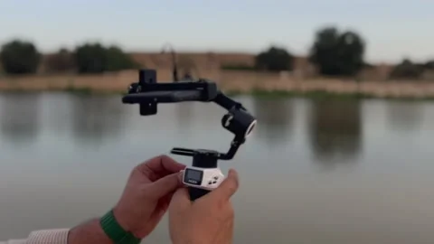 Inception Mode Stabilizer Gimbal in Saudi Arabia Stock Footage 239655065