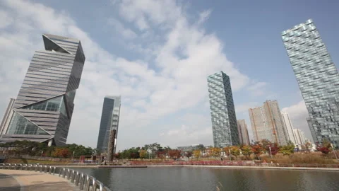 Incheon Song-Do 02 Stock Footage 144412000