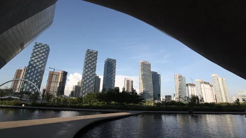 Incheon Song-Do 03 Stock Footage 144412001