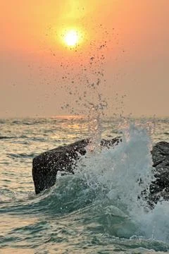 Incheon sunset Stock Photos