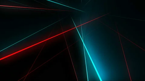 Incident laser beams Stock Footage 131845203