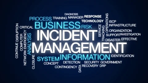 Incident management animated word cloud.... | Stock Video | Pond5