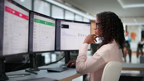 Incident Manager Actively Tracking Alerts Stock Footage 340405390