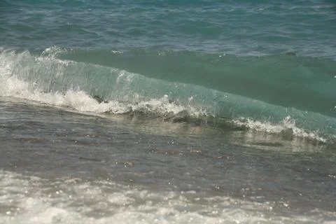The incident wave Stock Photos