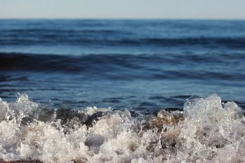 The incident wave Stock Photos