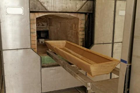 Incinerators in cremation Stock Photos