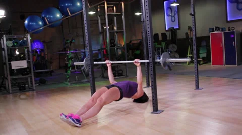 Incline pull up Stock Footage 30367104