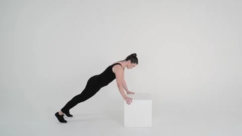 Incline push up Stock Footage 314193948