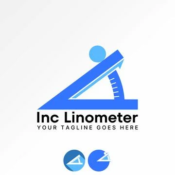 Inclinometer tool measure engineer accuracy angle instrument precision gauge Stockillustratie
