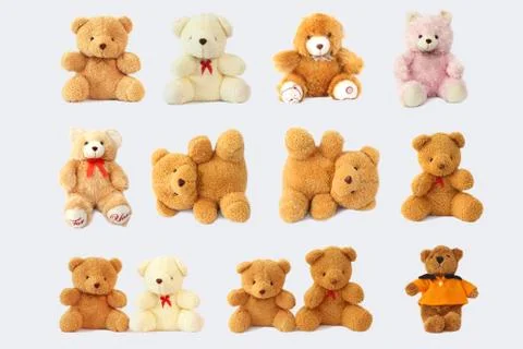 Include cute and beautiful teddy bear. Stock-Fotos