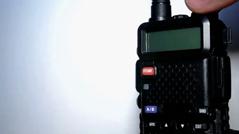 The inclusion of hand-held radios Stock Footage 72429566