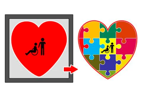 Inclusion Illustrazione stock