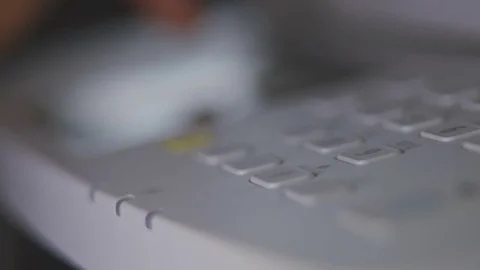 Inclusion of Wifi function in the printer Stock Footage 81402590