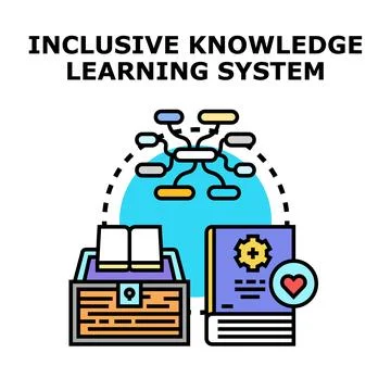 Inclusive knowledge learning system for education development イラスト素材