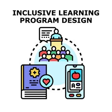 Inclusive learning program design empowering diverse education methodologies Illustration