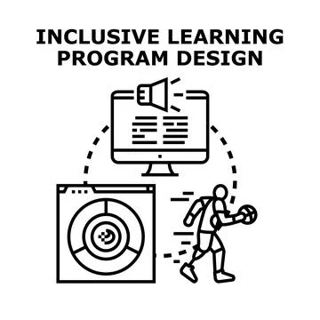Inclusive learning program design for equal opportunities イラスト素材