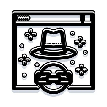 Incognito browser mode protecting digital privacy and data イラスト素材